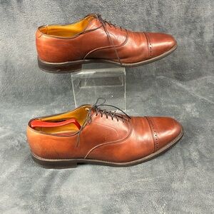 Allen Edmonds Byron Cap Toe Oxford Dress Shoes Men's Size 13 B Brown